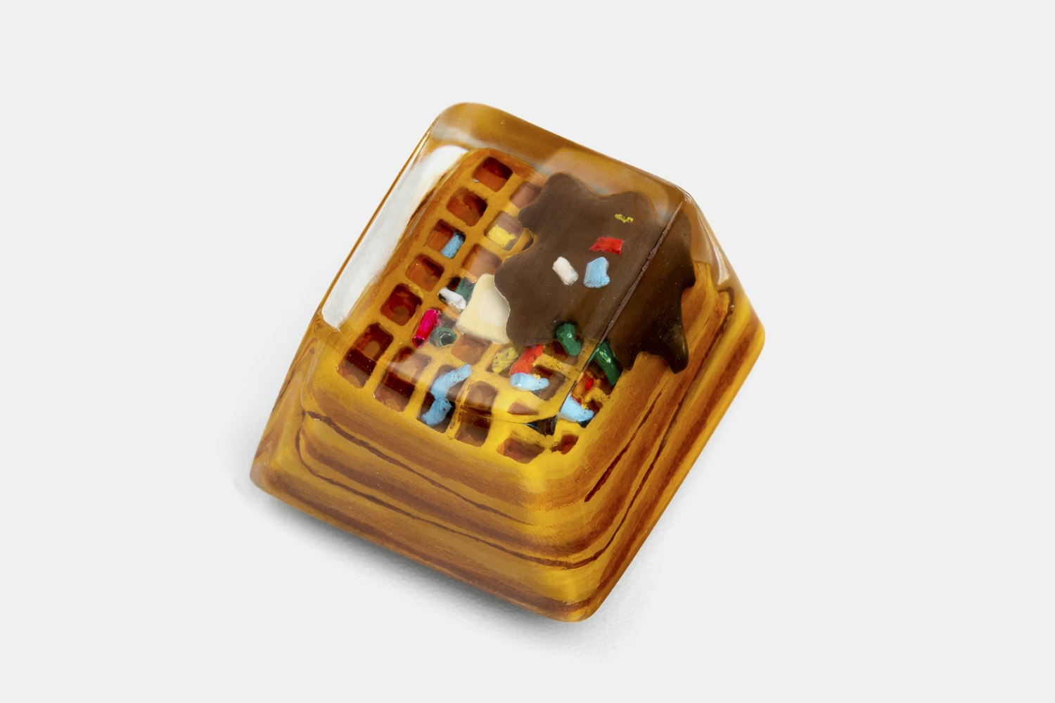 Dwarf Factory Foodie Artisan Keycap - Fluffy Waffle (OEM/Cover)
